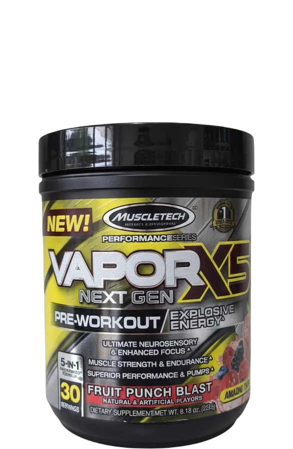 MUSCLETECH VAPORX5 PRE WORKOUT